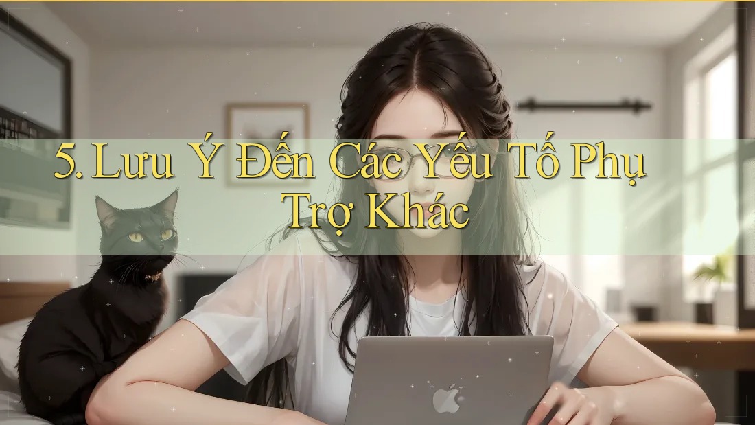 5. Lưu Ý Đến Các Yếu Tố Phụ Trợ Khác 5. Lưu Ý Đến Các Yếu Tố Phụ Trợ Khác