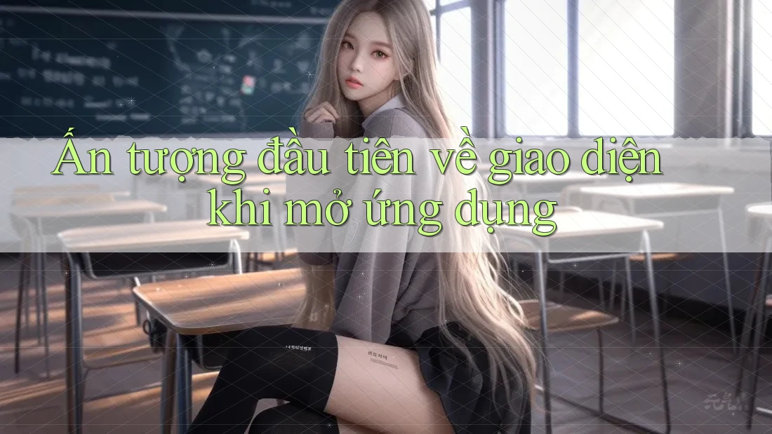 Ấn tượng đầu tiên về giao diện khi mở ứng dụng