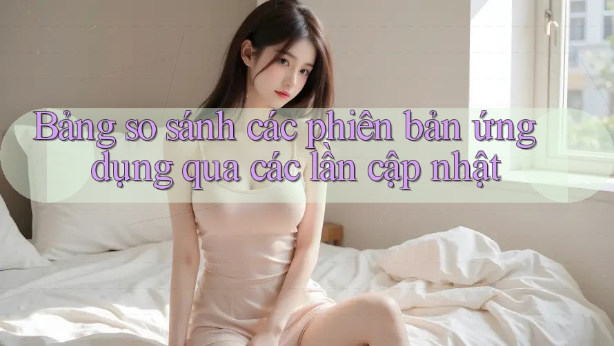 Bảng so sánh các phiên bản ứng dụng qua các lần cập nhật Bảng so sánh các phiên bản ứng dụng qua các lần cập nhật