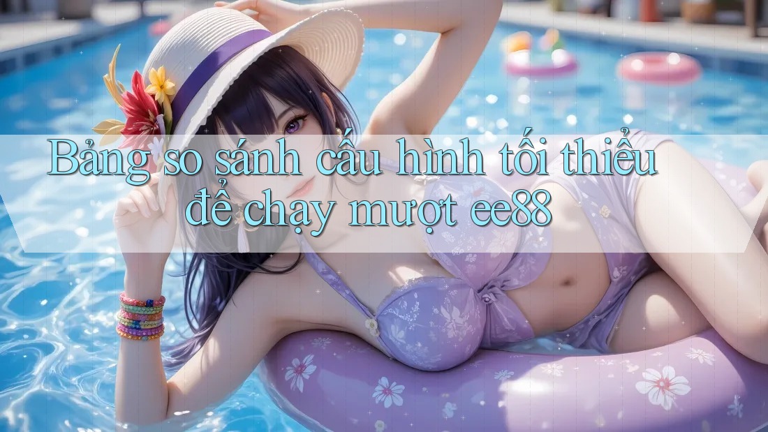 Bảng so sánh cấu hình tối thiểu để chạy mượt ee88