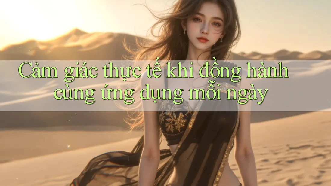 Cảm giác thực tế khi đồng hành cùng ứng dụng mỗi ngày Cảm giác thực tế khi đồng hành cùng ứng dụng mỗi ngày