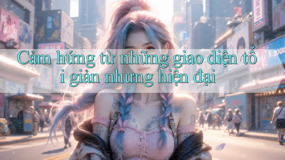 Cảm hứng từ những giao diện tối giản nhưng hiện đại Cảm hứng từ những giao diện tối giản nhưng hiện đại