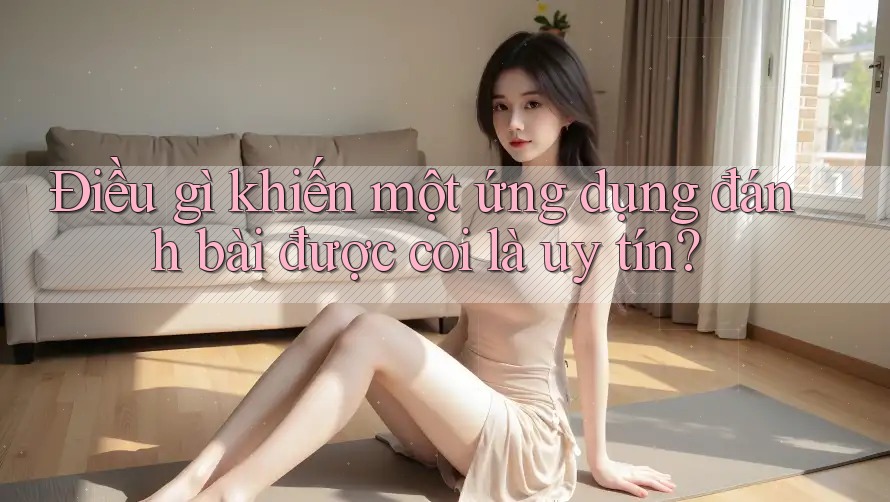 Điều gì khiến một ứng dụng đánh bài được coi là uy tín?