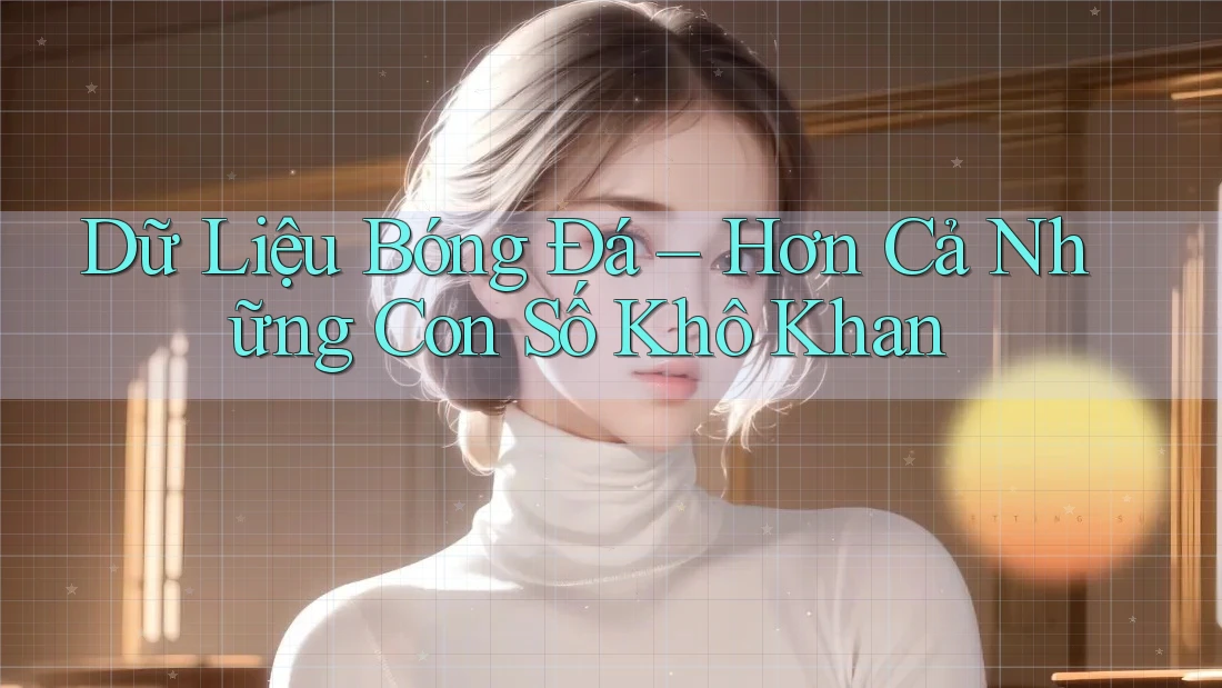 Dữ Liệu Bóng Đá – Hơn Cả Những Con Số Khô Khan Dữ Liệu Bóng Đá – Hơn Cả Những Con Số Khô Khan