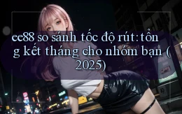 ee88 so sánh tốc độ rút tổng kết tháng cho nhóm bạn (2025)