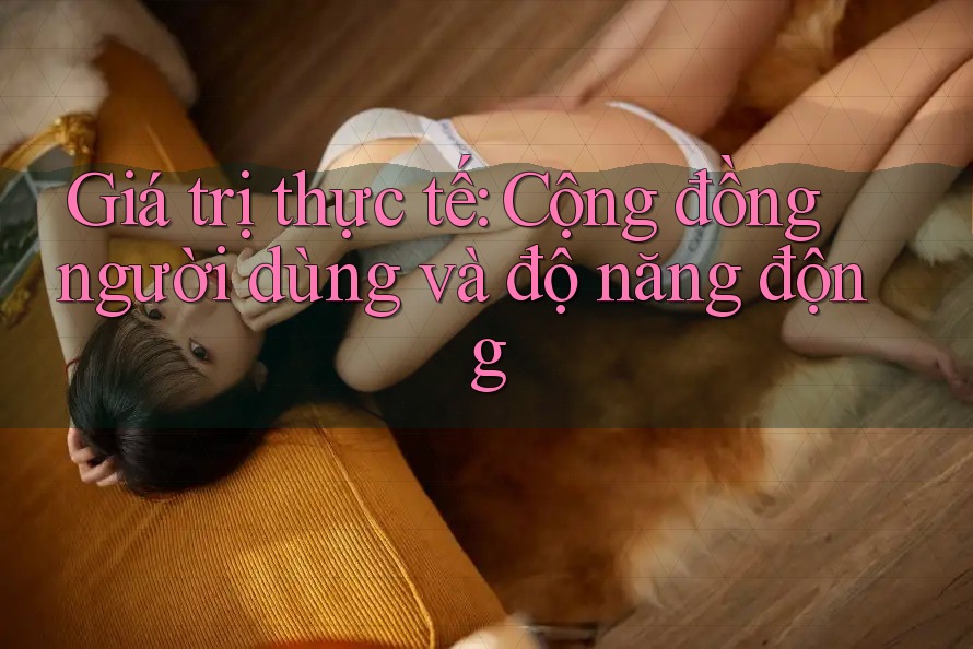 Giá trị thực tế: Cộng đồng người dùng và độ năng động Giá trị thực tế: Cộng đồng người dùng và độ năng động