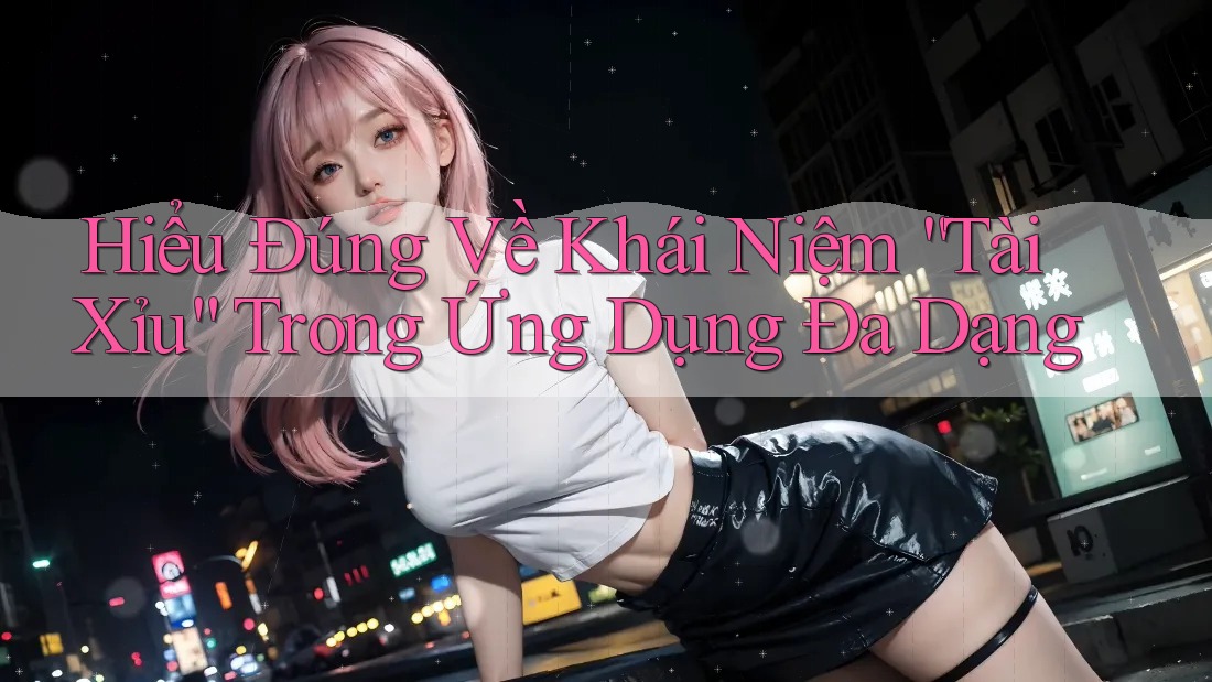 Hiểu Đúng Về Khái Niệm “Tài Xỉu” Trong Ứng Dụng Đa Dạng