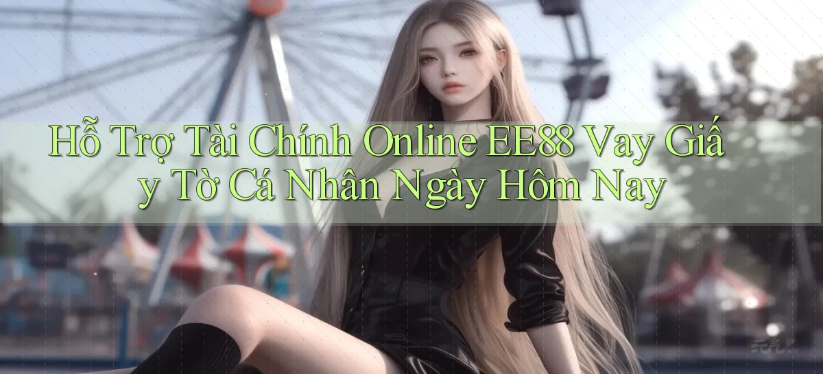 hỗ trợ tài chính online ee88 vay giấy tờ cá nhân ngày hôm nay