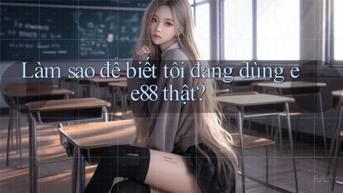 Làm sao để biết tôi đang dùng ee88 thật? Làm sao để biết tôi đang dùng ee88 thật?