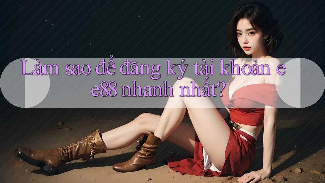 Làm sao để đăng ký tài khoản ee88 nhanh nhất? Làm sao để đăng ký tài khoản ee88 nhanh nhất?