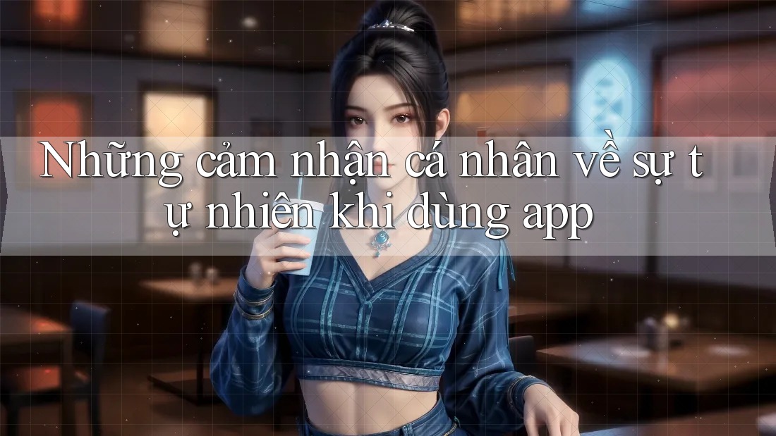 Những cảm nhận cá nhân về sự tự nhiên khi dùng app Những cảm nhận cá nhân về sự tự nhiên khi dùng app