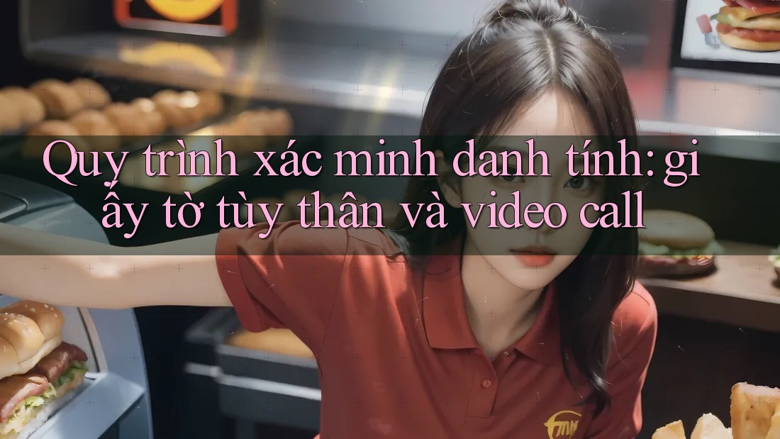 Quy trình xác minh danh tính: giấy tờ tùy thân và video call Quy trình xác minh danh tính: giấy tờ tùy thân và video call