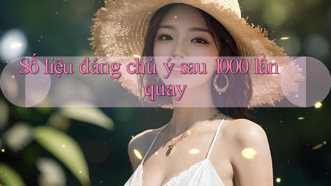 Số liệu đáng chú ý sau 1000 lần quay Số liệu đáng chú ý sau 1000 lần quay