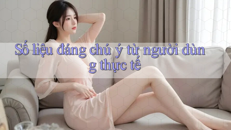 Số liệu đáng chú ý từ người dùng thực tế Số liệu đáng chú ý từ người dùng thực tế