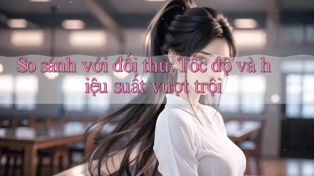 So sánh với đối thủ: Tốc độ và hiệu suất vượt trội So sánh với đối thủ: Tốc độ và hiệu suất vượt trội