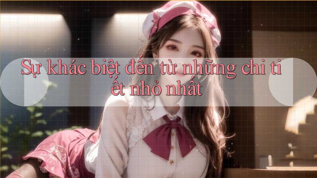 Sự khác biệt đến từ những chi tiết nhỏ nhất Sự khác biệt đến từ những chi tiết nhỏ nhất