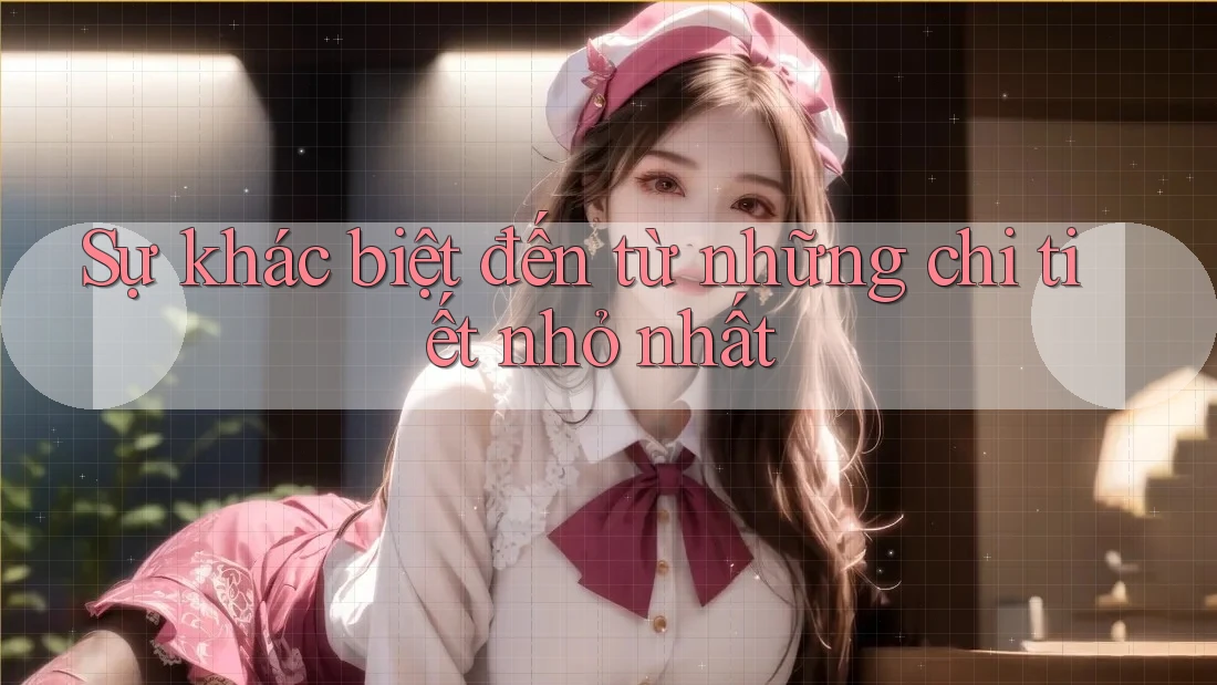 Sự khác biệt đến từ những chi tiết nhỏ nhất Sự khác biệt đến từ những chi tiết nhỏ nhất