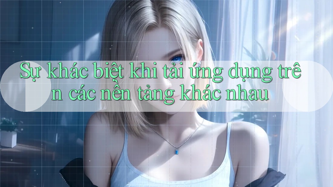 Sự khác biệt khi tải ứng dụng trên các nền tảng khác nhau