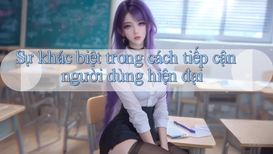 Sự khác biệt trong cách tiếp cận người dùng hiện đại Sự khác biệt trong cách tiếp cận người dùng hiện đại