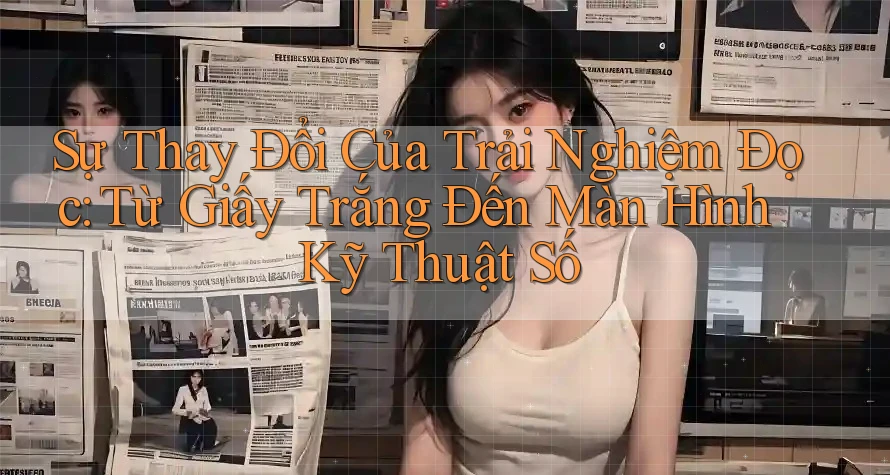 Sự Thay Đổi Của Trải Nghiệm Đọc: Từ Giấy Trắng Đến Màn Hình Kỹ Thuật Số Sự Thay Đổi Của Trải Nghiệm Đọc: Từ Giấy Trắng Đến Màn Hình Kỹ Thuật Số