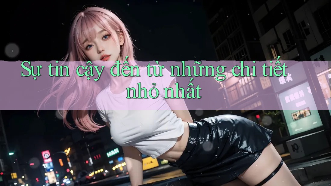Sự tin cậy đến từ những chi tiết nhỏ nhất Sự tin cậy đến từ những chi tiết nhỏ nhất