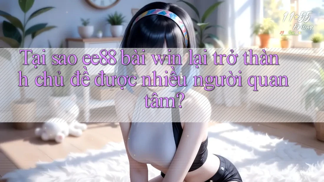 Tại sao ee88 bài win lại trở thành chủ đề được nhiều người quan tâm?