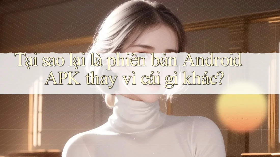 Tại sao lại là phiên bản Android APK thay vì cái gì khác?