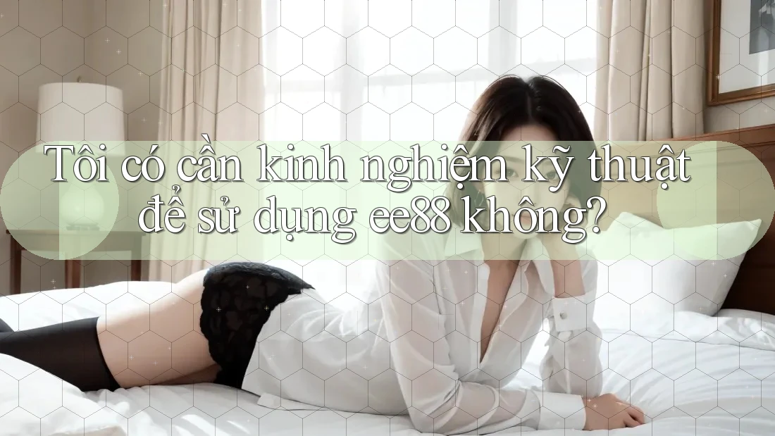 Tôi có cần kinh nghiệm kỹ thuật để sử dụng ee88 không? Tôi có cần kinh nghiệm kỹ thuật để sử dụng ee88 không?